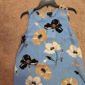 Flowers tank top new with tags